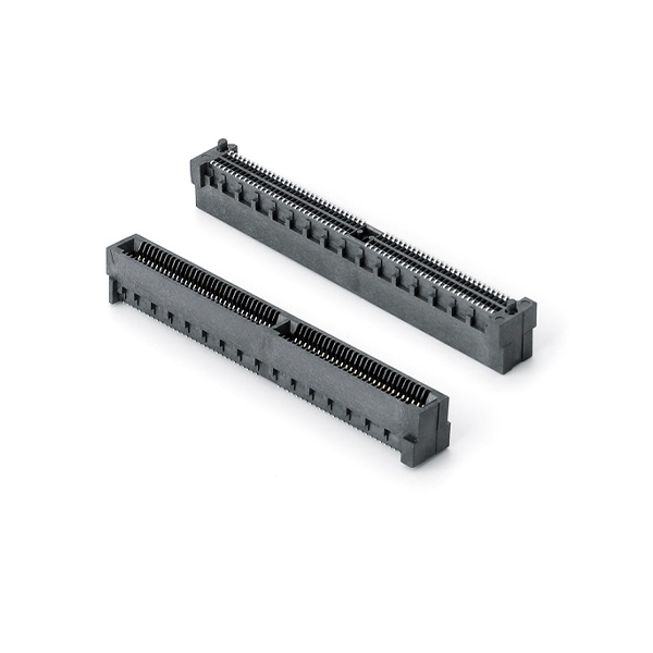 HB32X系列0.8mm间距高速金手指插槽 28Gbps 10-200Pin